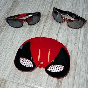 Two pairs of Spiderman Sunglasses, kids glasses novelty sunglasses